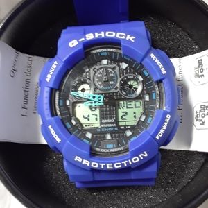 Casio G-Shock GA- BLUE Resin Men's Watch